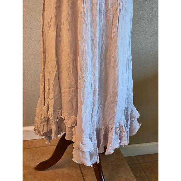 Free People FP One Maxi Slip Dress SZ Medium Light Lilac Boho Fairy - Picture 6 of 9